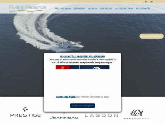 Offrez-vous un prestige yacht chez Riviera Plaisance pour votre croisière en amoureux