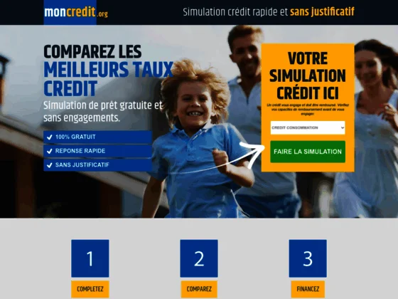 Mon Crédit : crédit facile et sans justificatif