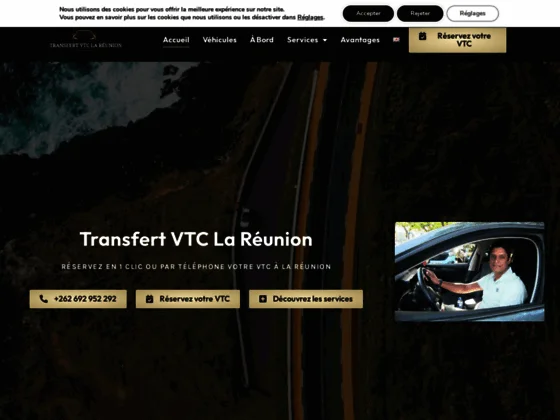 Chauffeur privé VTC La Réunion, le Tampon, Saint-Louis, Saint-Joseph 