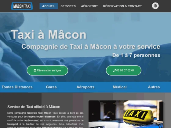 Vous Voulez Réserver Un Taxi À Mâcon ?
