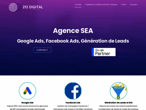 212 Digital : référencement SEA, un service de qualité