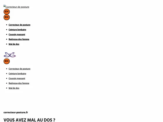 Bien choisir un correcteur de posture