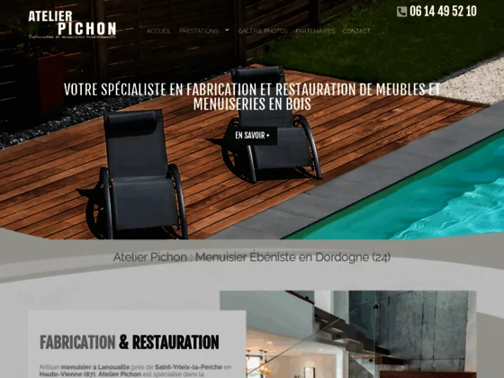 Atelier Pichon : Menuisier Ébéniste près de Périgueux en Dordogne (24)
