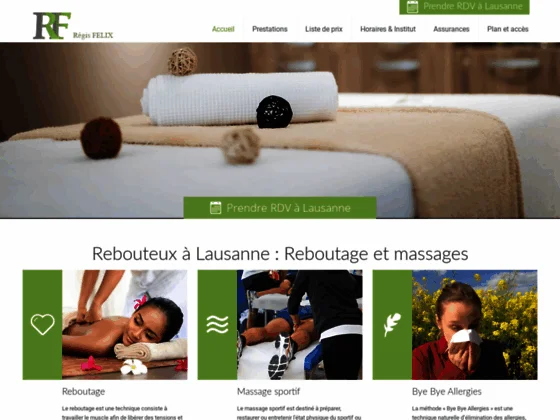 Massages et réflexologie plantaire à Lausanne, canton de Vaud