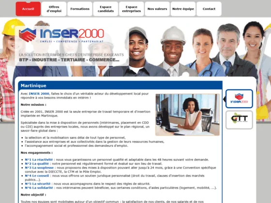 Agence intérim Martinique - Inser 2000