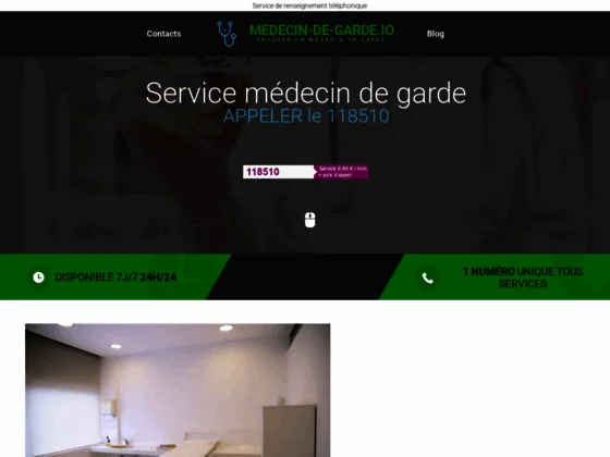 Trouver un médecin de garde 