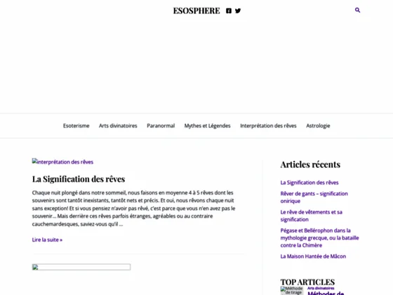 L'ésotérisme avec Esosphere