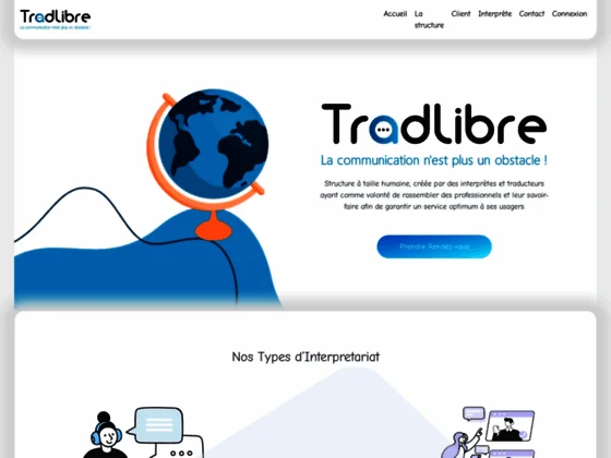 Tradlibre -  traduction et interprétariat en ligne