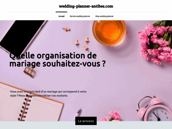 Société wedding planner à Antibes