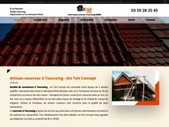 Isolation de toiture à Lille