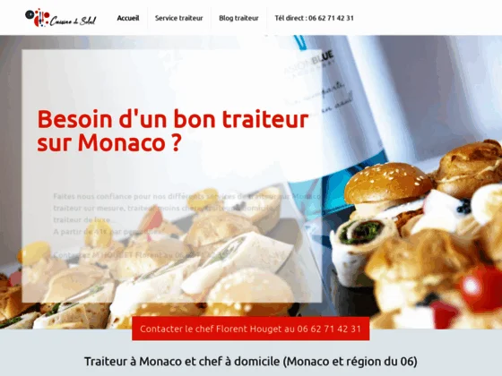 Votre service traiteur à Monaco