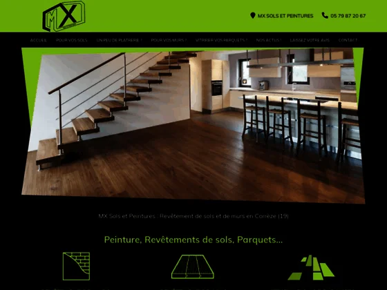 MX Sols et Peintures : artisan plâtrier peintre près de Brive-la-Gaillarde & Limoges 