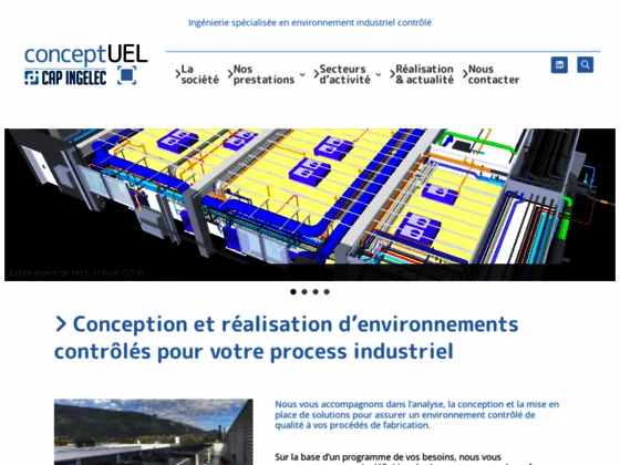 conceptUEL - Grenoble - Ingénierie spécialisée en environnements industriels contrôlés
