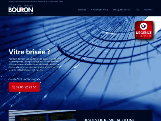 Bouron vitrerie miroiterie, Rezé Nantes