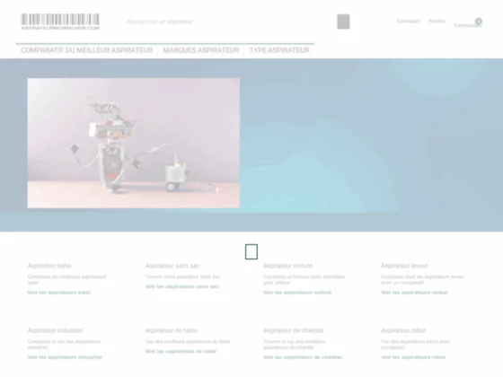 Aspirateurmoinscher.com,  comparatif et guide d’achat des meilleurs aspirateur