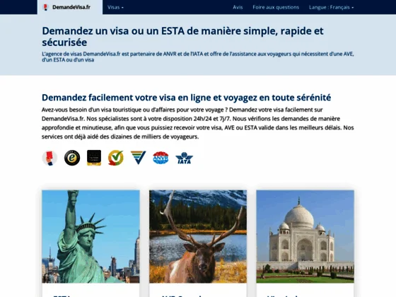 Demande de visa