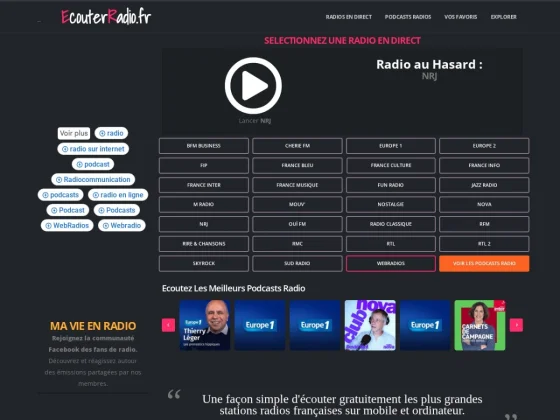 Écouter la radio en direct