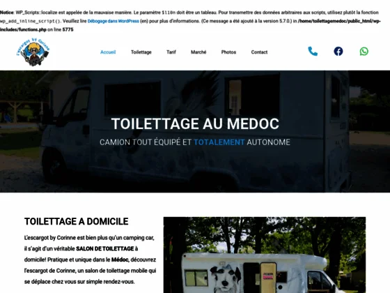 Toiletteuse au Médoc