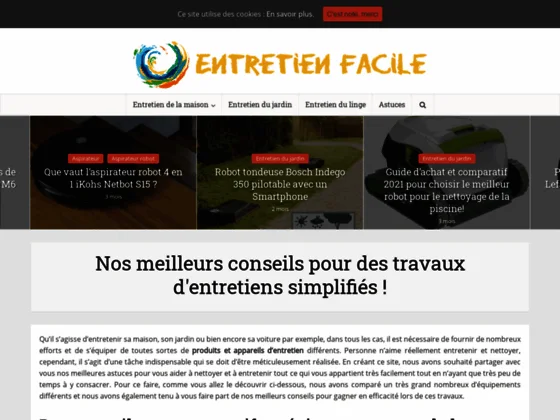 Entretien Facile, des conseils pratiques pour travaux de nettoyage