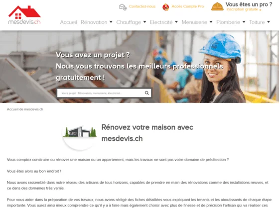 Mes Devis, construction et rénovation de maison