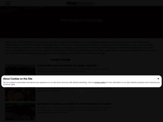 Magazine de voyage