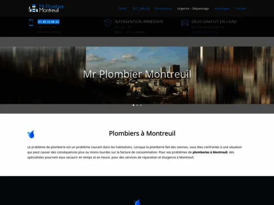 Mr plombier Montreuil