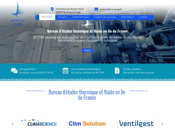 Bureau étude thermique à Paris et Morsang sur orge