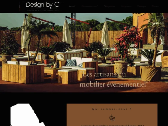 Un concepteur et spécialiste de location de mobilier événementiel. 