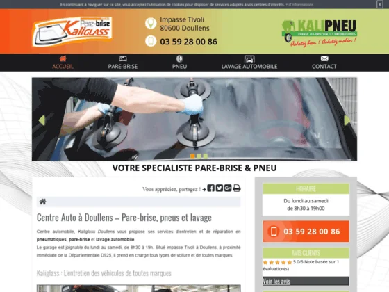  Kaliglass, votre centre  de montage de pneus à Doullens