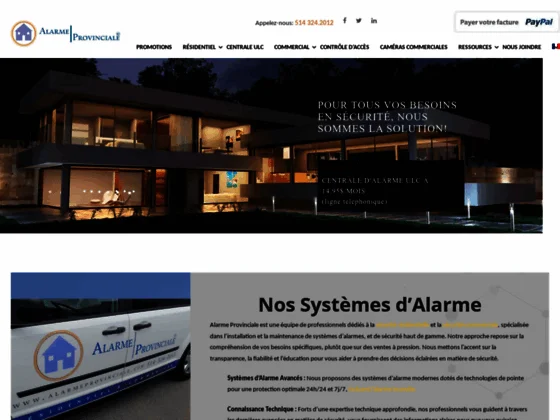 Systèmes d'alarme Montréal