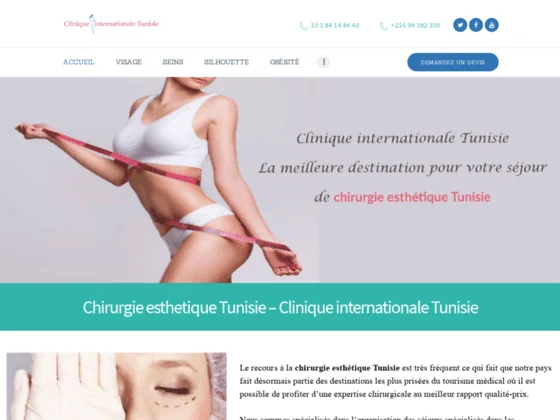 Chirurgie esthetique Tunisie