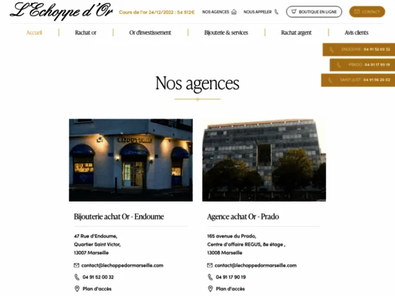 Vente d’or à Marseille