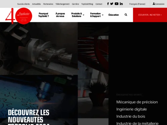  TopSolid,  une solution logicielle pour les entreprise