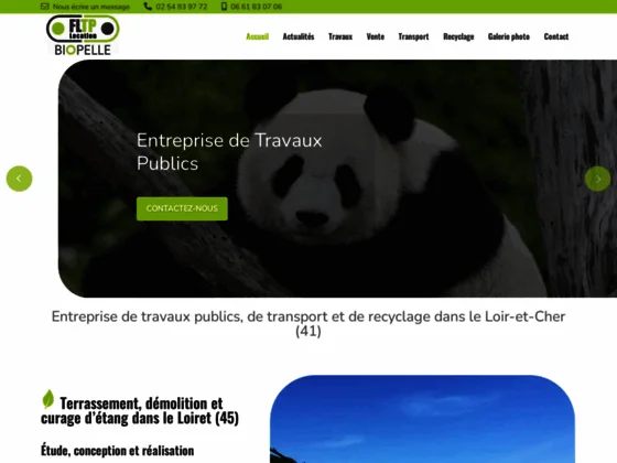 entreprise travaux publics terrassement Romorantin-Lanthenay