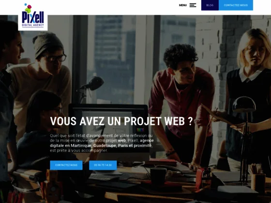 Création de site internet en Martinique - Pixell