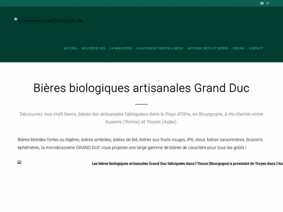 Brasserie bio en Bourgogne