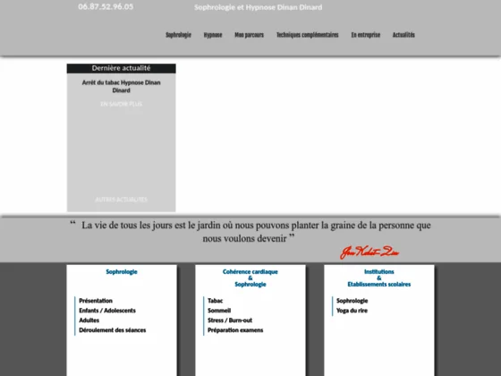 Hypnothérapie & Sophrologie entre Dinard et Dinan (22)