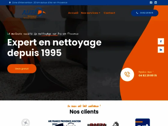 Nettoyage de bureaux à Aix en Provence