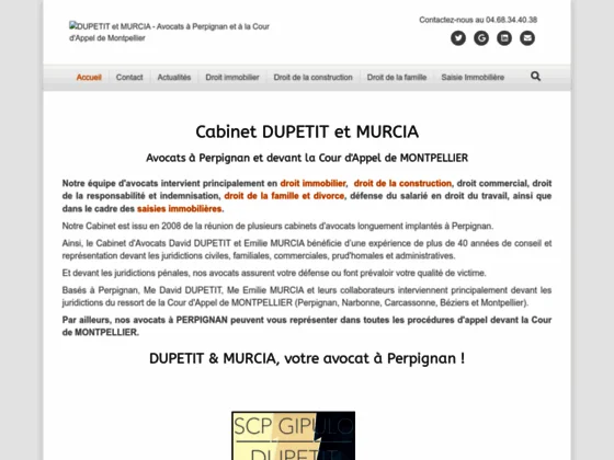 Cabinet d'avocats à Perpignan - Droit immobilier, construction et famille