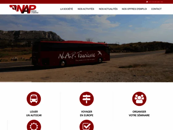 La location de minibus à Aubagne avec Nap tourism. 