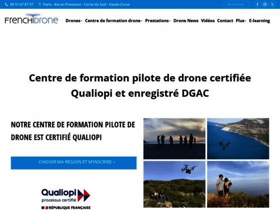Frenchidrone : formation pilote de drone