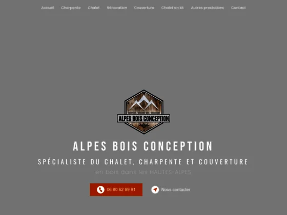 Alpes bois conception