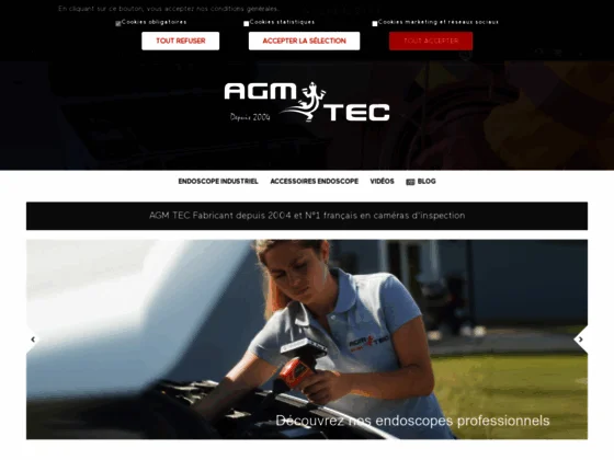 Caméra endoscopique industrielle AGM-TEC 
