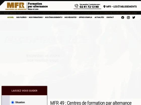 Fédération départementale des MFR du Maine et Loire