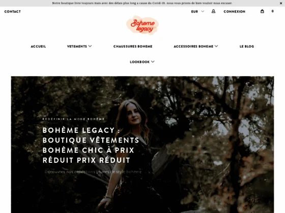 Bohème Legacy - Boutique de vêtements bohème