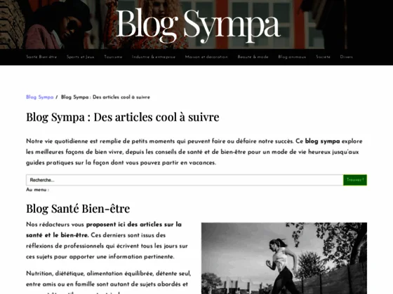 Trouver des informations pertinentes sur blogsympa.com
