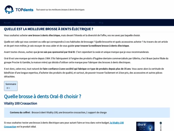 Brosse à dents électrique