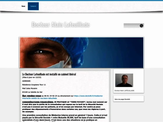 Cabinet libéral du Docteur Alain Lafeuillade - La Valette du Var (83)