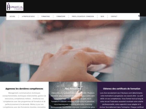 Plateforme d’Elearning Professionnel : Humancia-elearning.fr