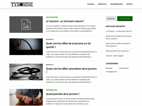 En savoir plus sur la tyrosine